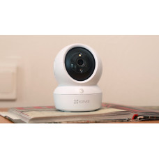 Поворотная Wi-Fi Камера 4Мп EZVIZ H6c Pro 2K+ 1440p, Wi-Fi 2.4/5ГГц, microSD, H.265, ИК и белая подсветка, видеоняня Поворотная Wi-Fi Камера 4Мп EZVIZ H6c Pro 2K+ 1440p, Wi-Fi 2.4/5ГГц, microSD, H.265, ИК и белая подсветка, видеоняня